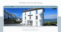 Desktop Screenshot of blacklionnewquay.co.uk