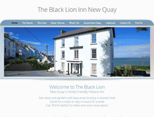 Tablet Screenshot of blacklionnewquay.co.uk